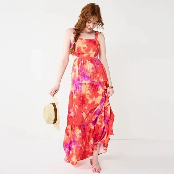 chinese dress ladies Material Girl Juniors Dress, Sleeveless High-Low Maxi – Pit-a-Pats.com main image 1